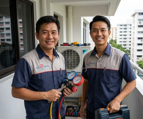 Billy Aircon team of professional technicians in uniform