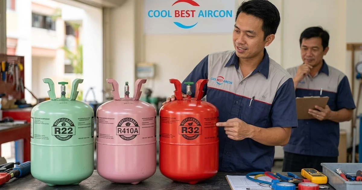 R22 vs R410A vs R32: Aircon Refrigerant Guide Singapore
